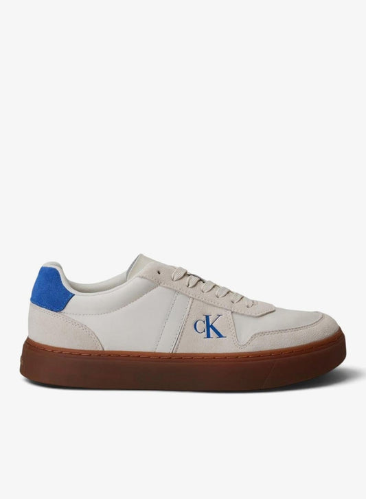 CK Baseline - Leather Signature Logo Trainers