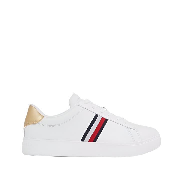 Logo Detail Lace Up Low Top Sneakers