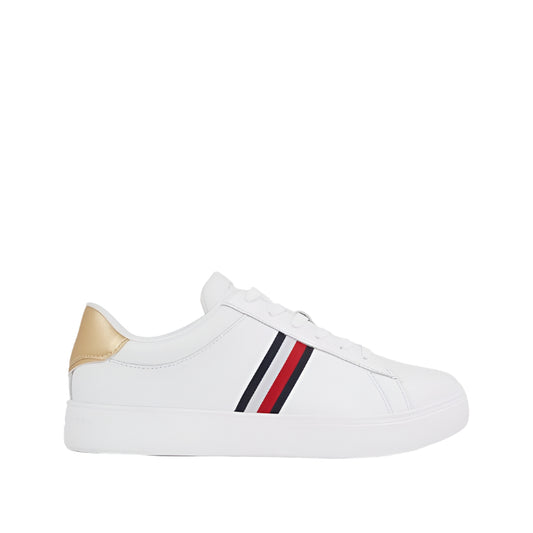 Logo Detail Lace Up Low Top Sneakers