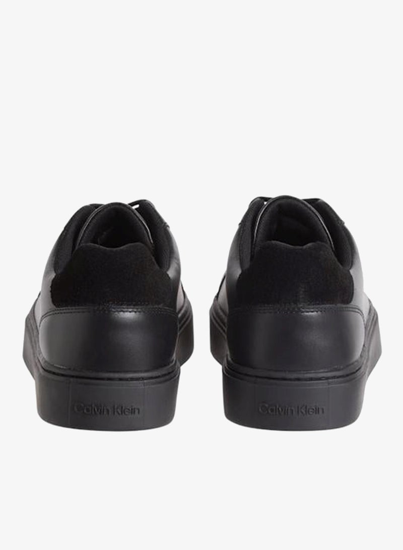 Classic Leather Lace-Up Sneakers