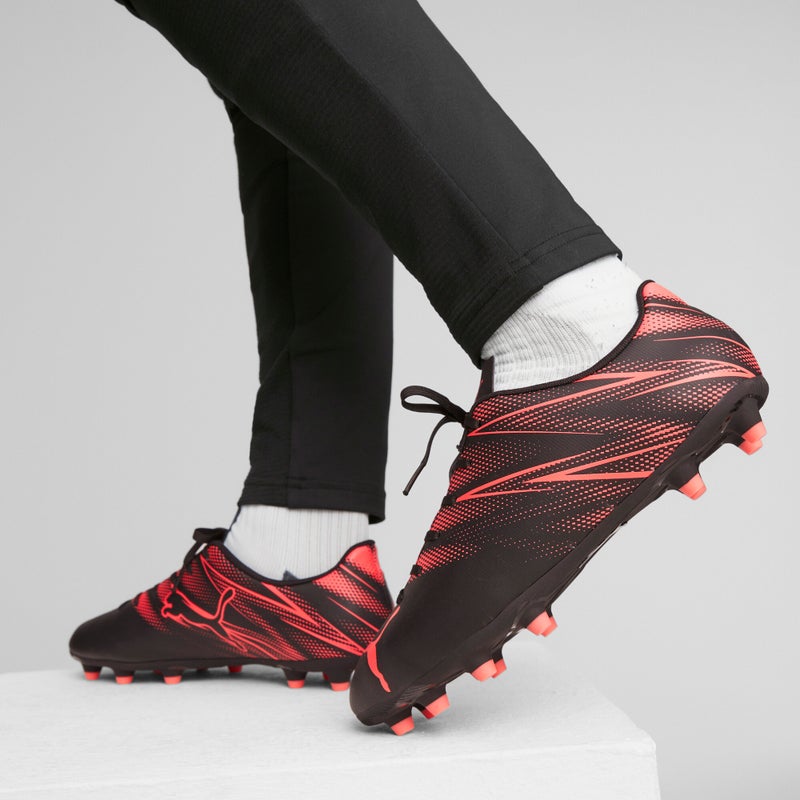 ATTACANTO Mens Black FG/AG Football Boots