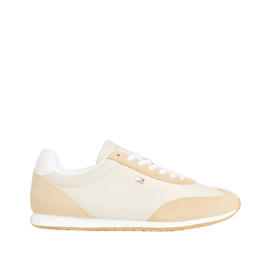 Women's Heritage Suede Flag Runner Trainers -  Suede upper, Beige