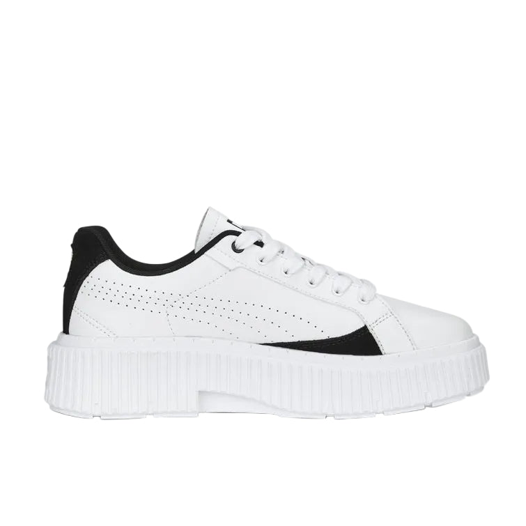 Dinara Womens White Platform Sneakers