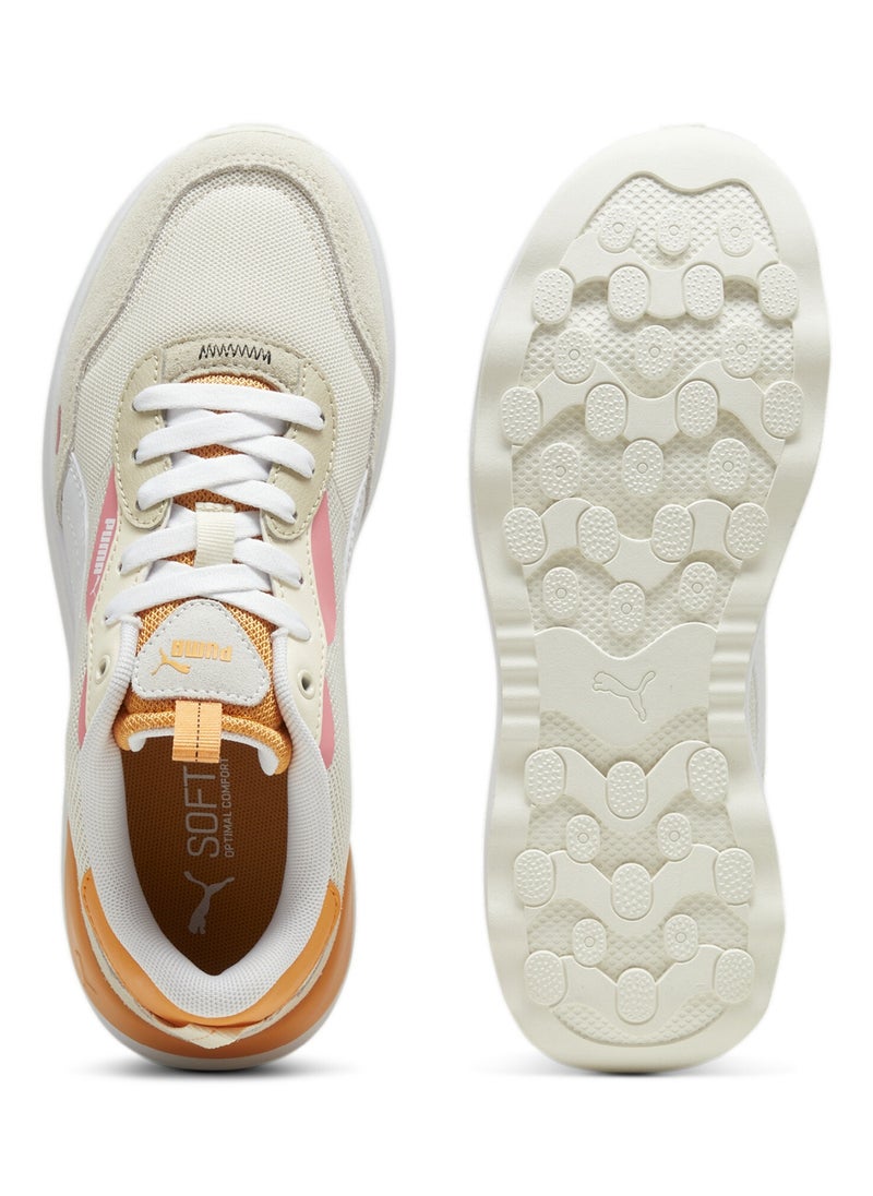 Runtamed Platform Womens Beige Sneakers