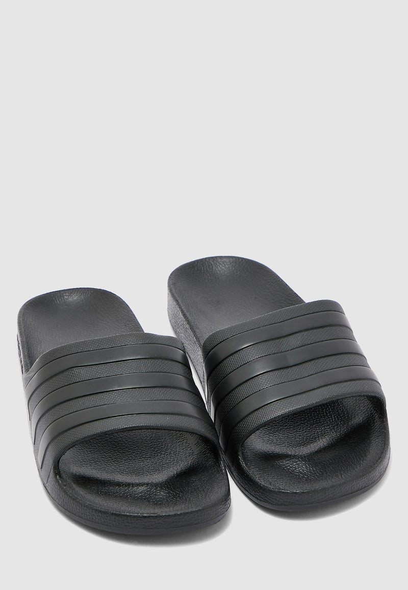Adilette EVA Aqua Slip On Slides Black