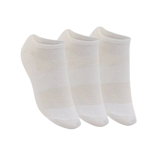 3 Pack Non-Terry Super No-Show Socks