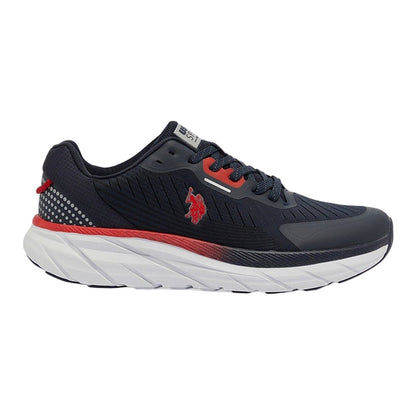 Men's Navy Low-Top Sneakers - Lightweight Shoes Lace-Up Design, Comfortable for Everyday Outfits