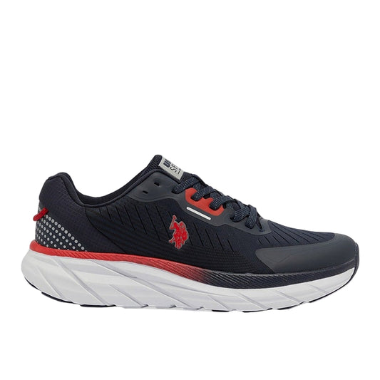 Men's Navy Low-Top Sneakers - Lightweight Shoes Lace-Up Design, Comfortable for Everyday Outfits