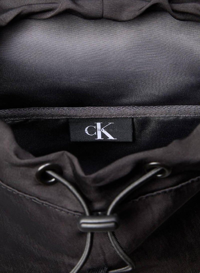 Bold Logo Mini Top Flap Backpack