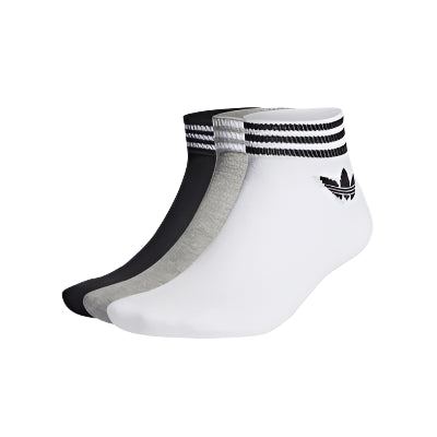 3 Pack Trefoil Ankle Socks