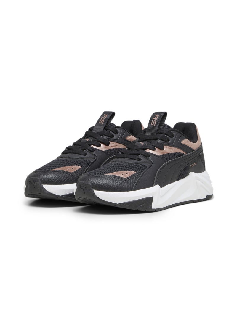RS-Pulsoid Metallic Womens Black Sneakers