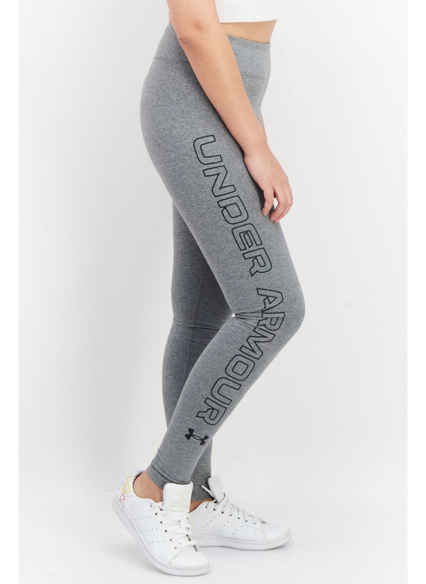 Women Sportswear Fit Training Leggings, Grey Heather