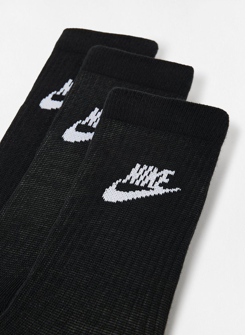 Everyday Essential Crew Socks (Pack of 3)