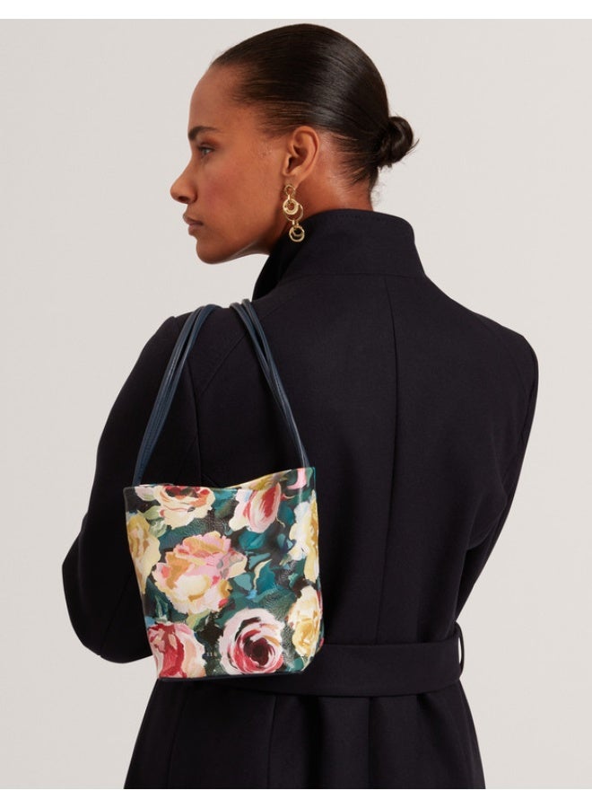 Thin Strap Mini Printed Floral Bag