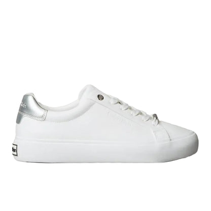 Leather Metallic Backtab Trainers