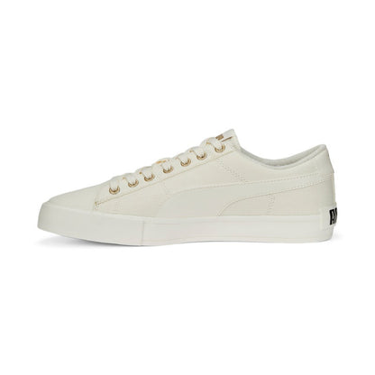 Bari Casual Unisex White Canvas Sneakers