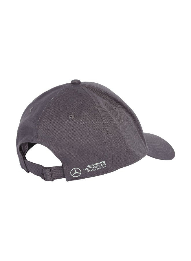 Mer Fan Co Cap Grey Motorsport Headwear For Unisex Osfw