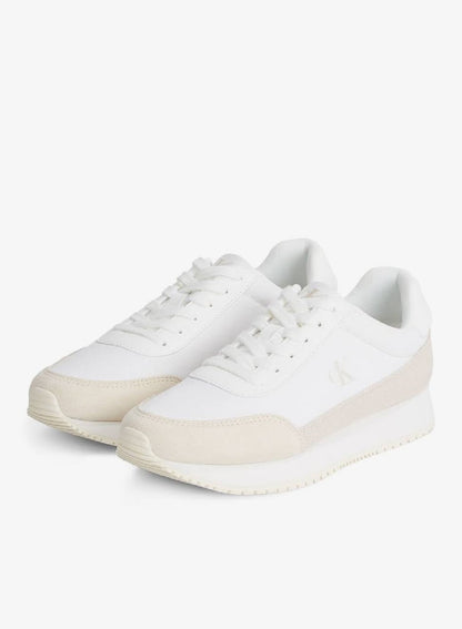 Retro Low Lace Up Canvas Runner Sneakers