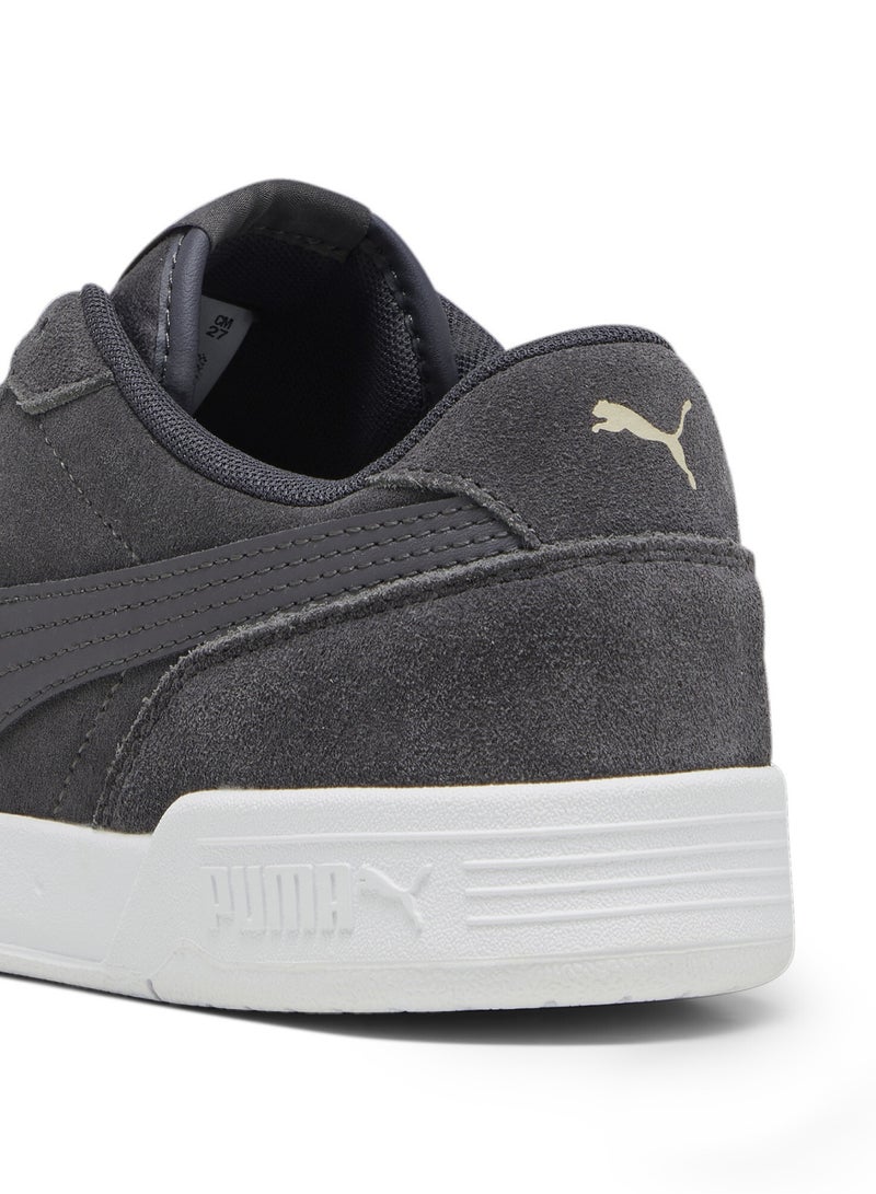 Caracal Unisex Grey Suede Trainers