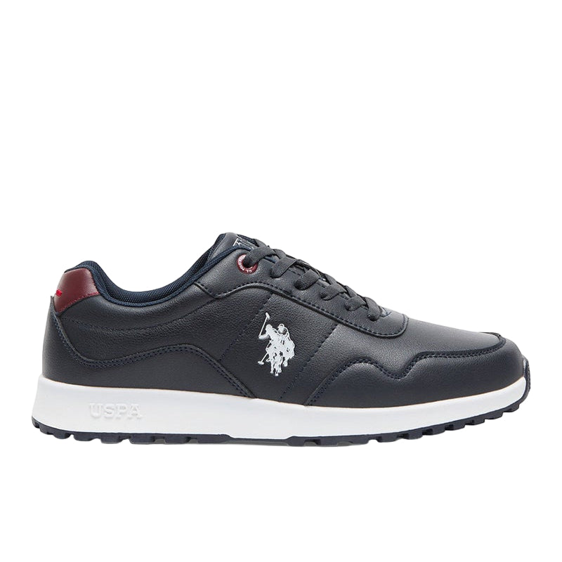 Men's Navy Casual Sneakers - Classic Style Shoes with Cushioned Comfort