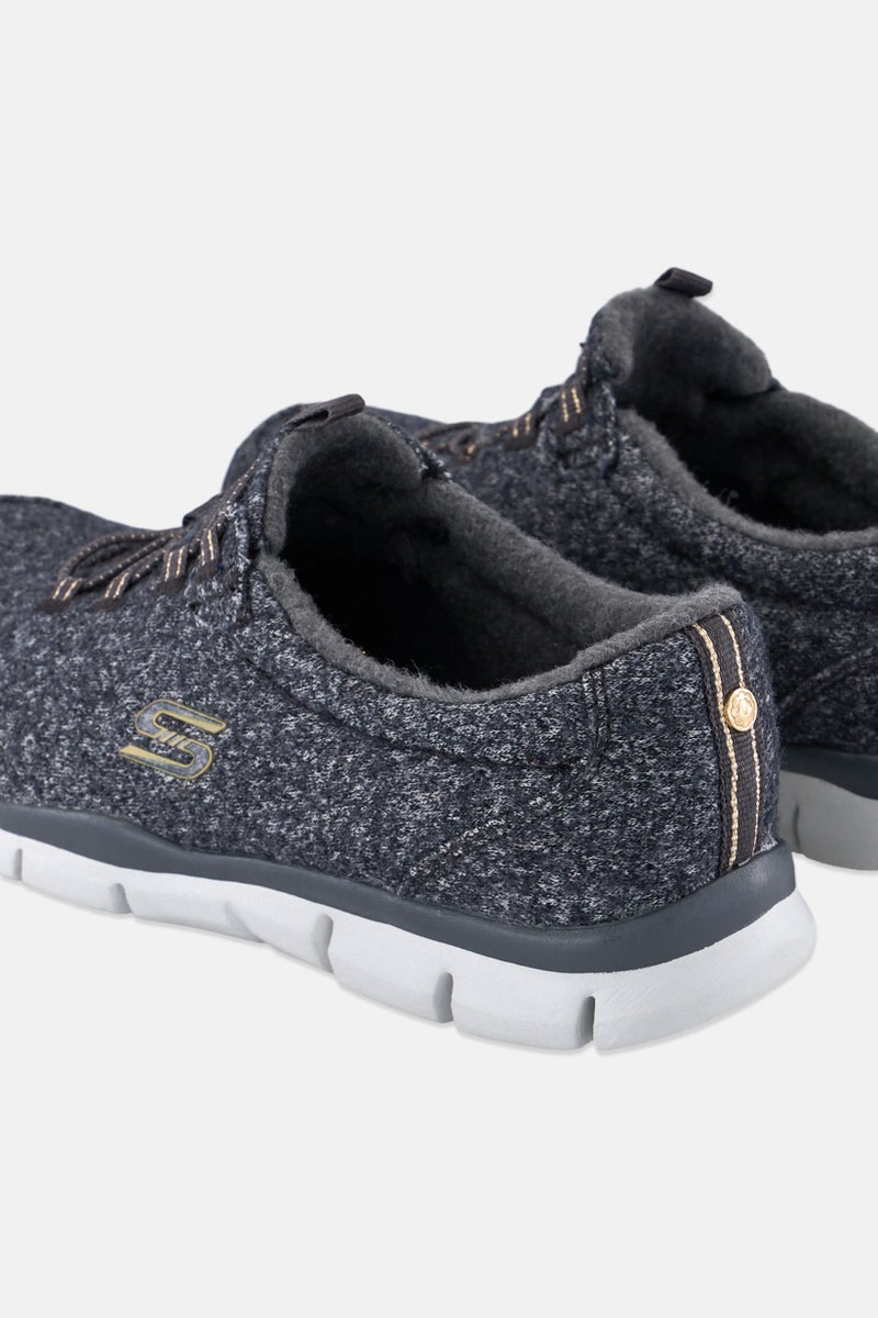 Women Gratis - Good Idea Slip On Running Shoes, Charcoal