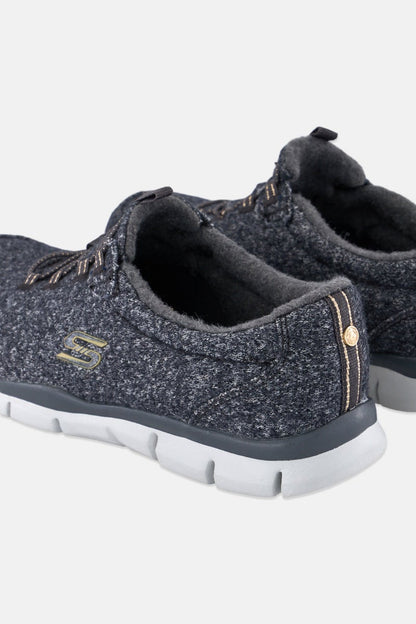 Women Gratis - Good Idea Slip On Running Shoes, Charcoal