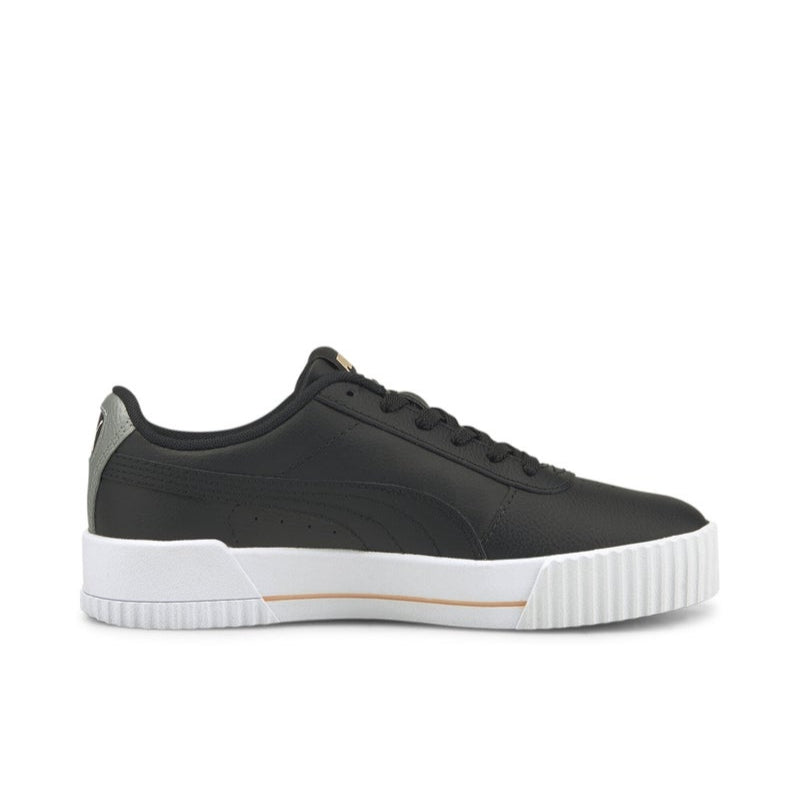 Carina L Girls Black Trainers