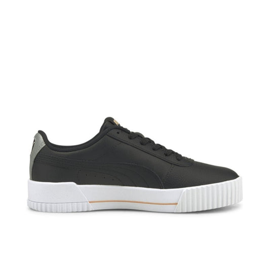 Carina L Girls Black Trainers