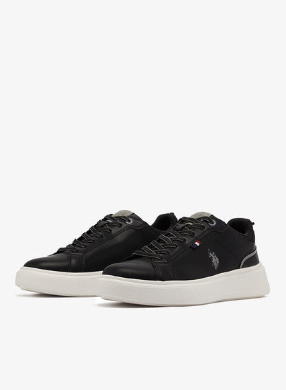 Men's Black Low-Top Sneakers - Designed for Style Shoes