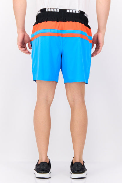 Men Drawstring Brand Logo Board Short, Multicolor