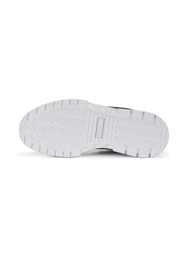 Mayze Vacay Queen Youth Girls Black Platform Sneakers