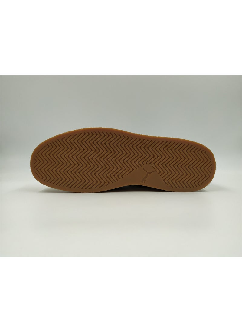 Club Unisex Beige Green Suede Sneakers