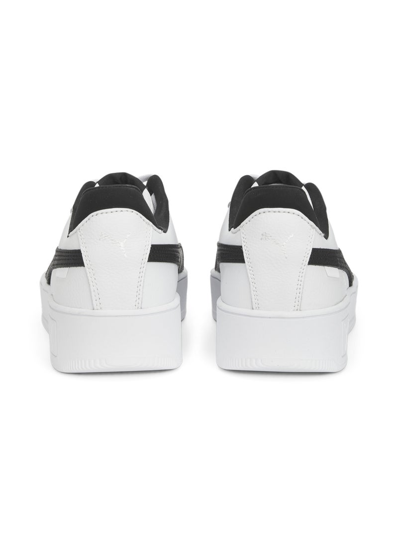 Carina Street Womens White Sneakers