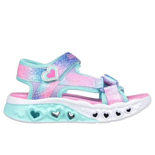 Skechers Flutter Hearts Sandal Kids' Silver Sandals