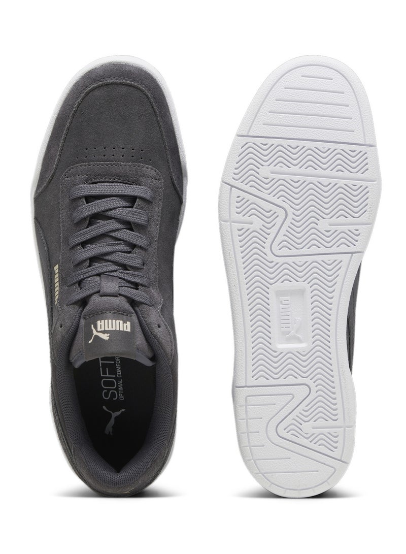 Caracal Unisex Grey Suede Trainers