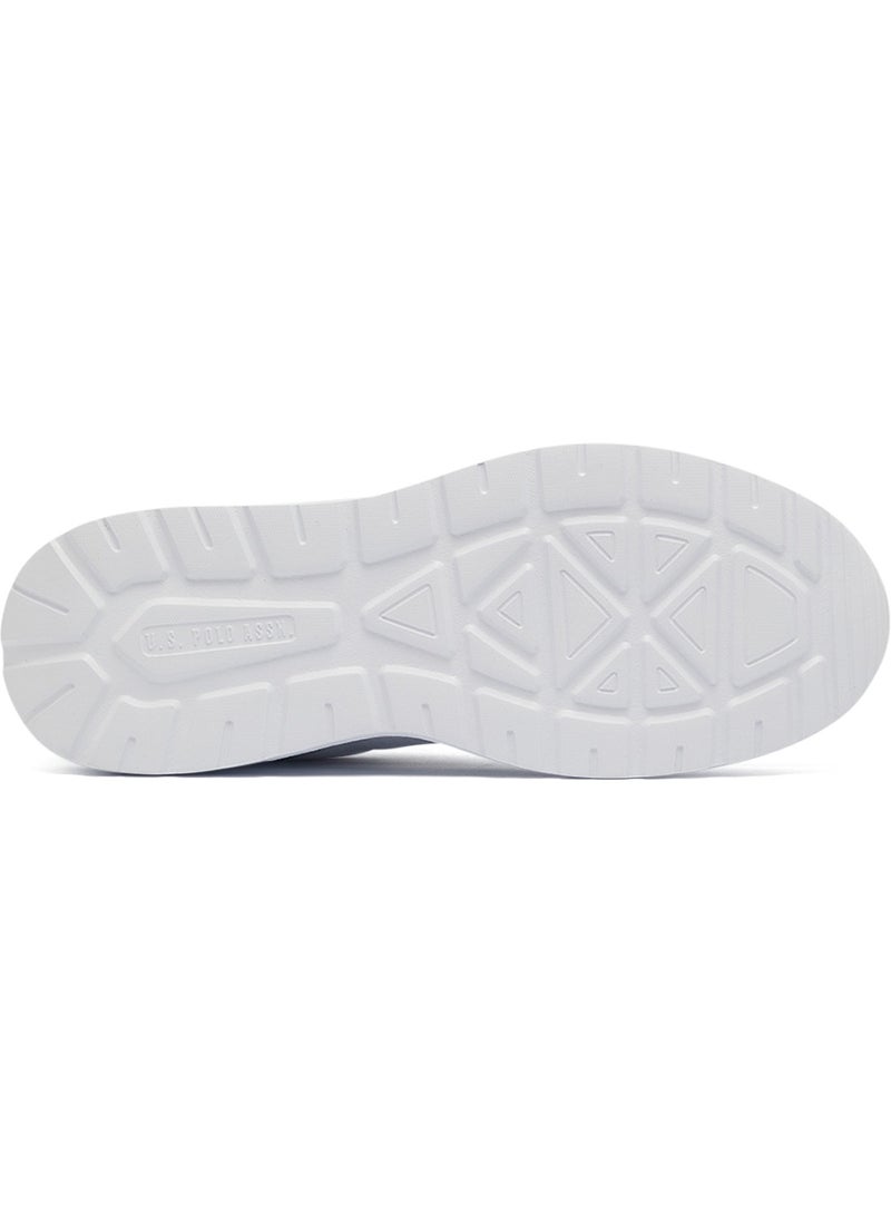 Men's White Low-Top Sneakers - Lightweight Lace-Up Design, Comfortable for Everyday Outfits