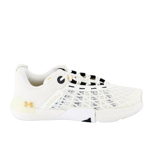 Women Ua W Tribase Lace Up Outdoor Shoes, Off White