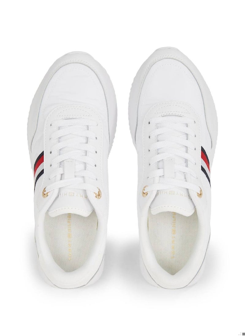 Women's Essential Runner Glorious Sneakers - Leather, White