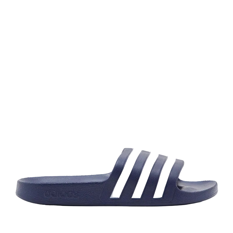 Adilette Aqua Slides Navy/White