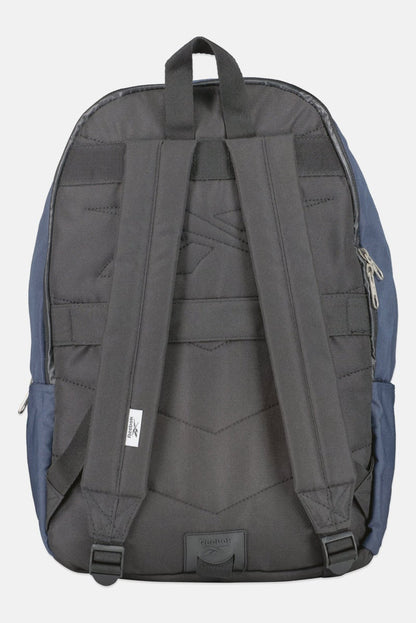 Men Brand Logo Backpack, Navy
