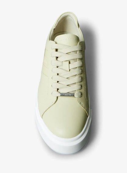Leather Logo Tape Trainers