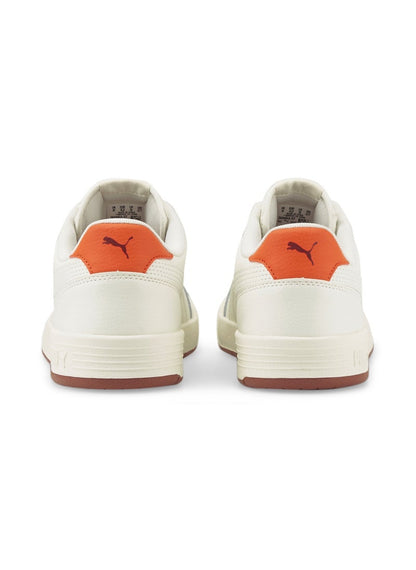 Caracal Unisex White Red Casual Sneakers