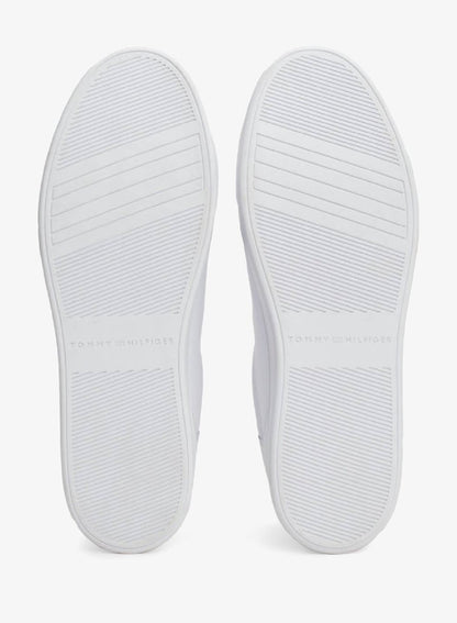 Essential Leather Signature Tape Court Sneakers