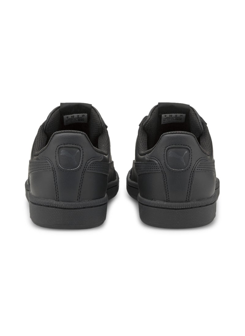 Smash Leather Unisex Black Casual Sneakers