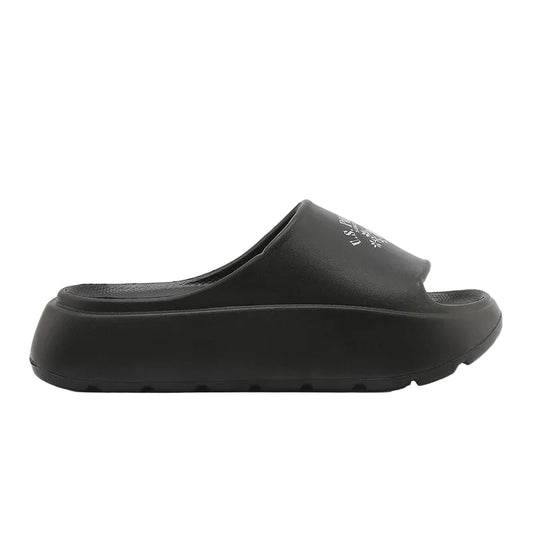 Women's Black Slides - Stylish Perfect for Casual Outfit