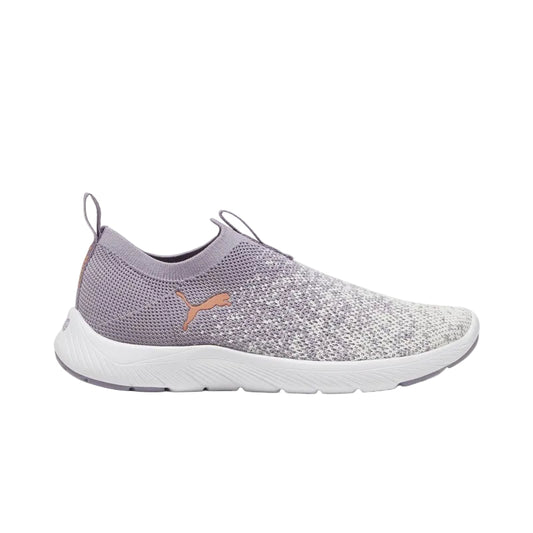 Softride Remi Womens Purple Slipon Knit Running Shoes