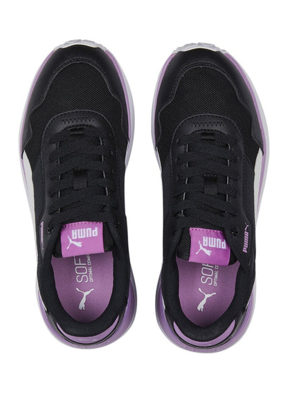 R78 Voyage Youth Girls Black Trainers