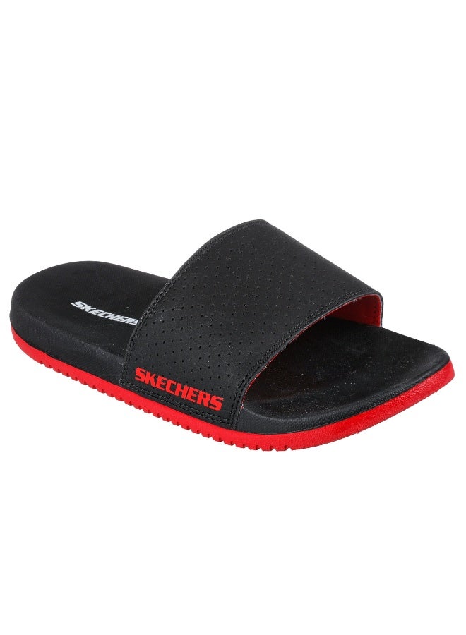 Skechers Gambix X Kids' Black Slides