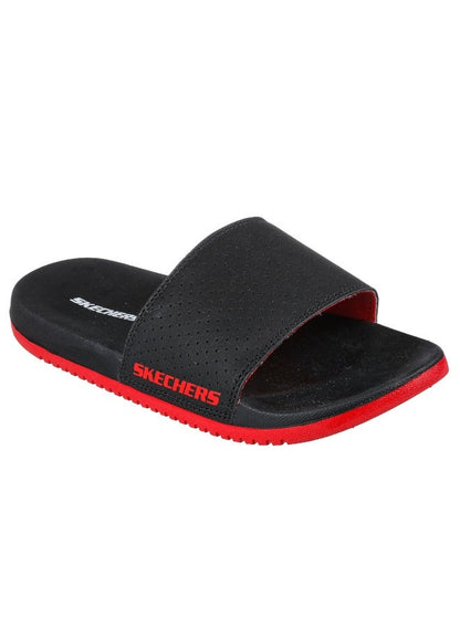 Skechers Gambix X Kids' Black Slides
