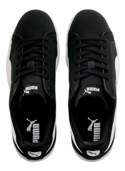 Smash Buck Unisex Black Casual Lace Up Sneakers
